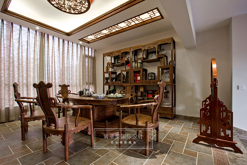 休閑茶室裝修實(shí)景圖